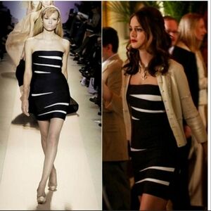 Herve Leger strapless bandage dress ASO Blair Waldorf Gossip Girl